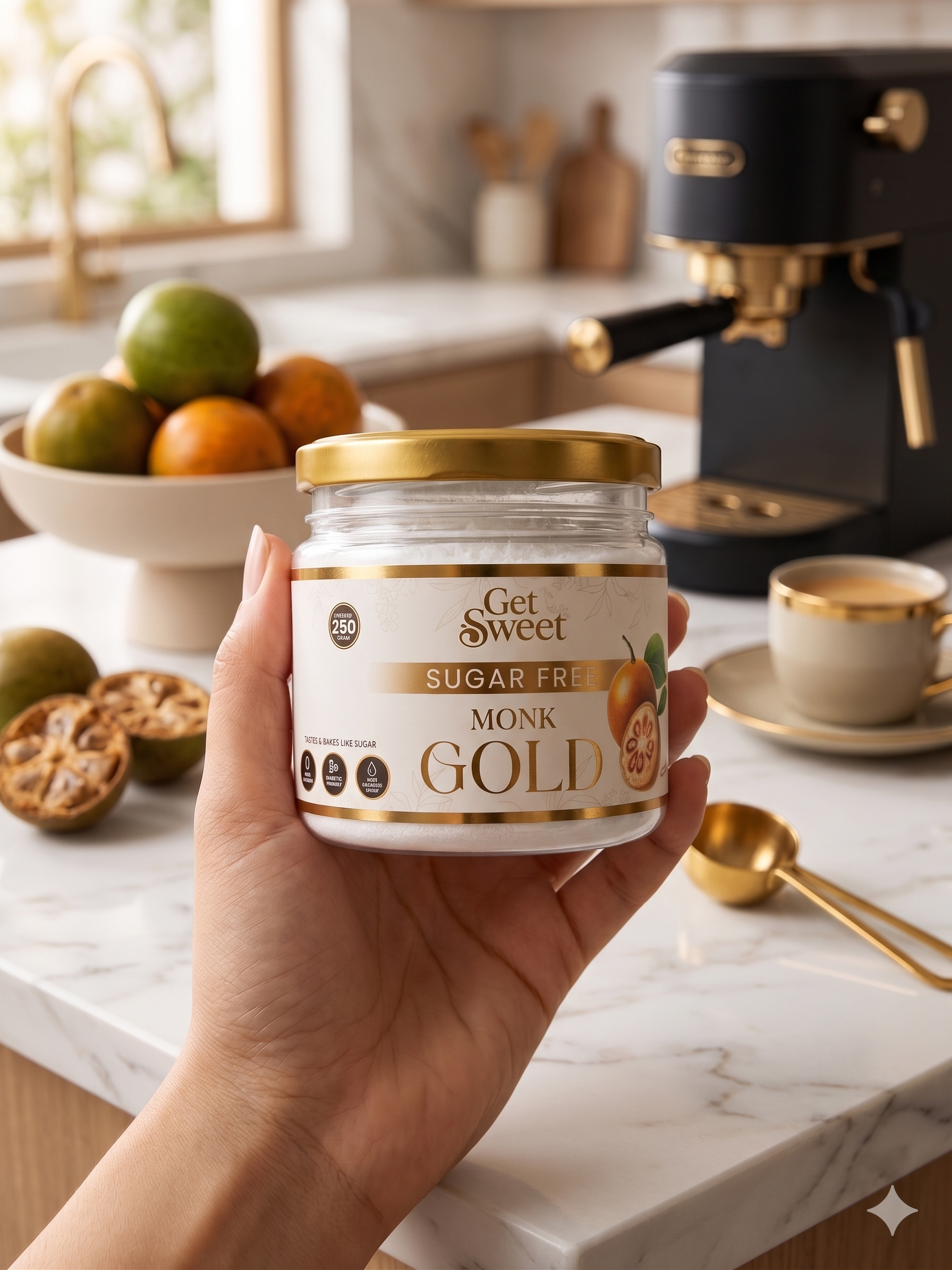 GetSweet Monk Gold Jar